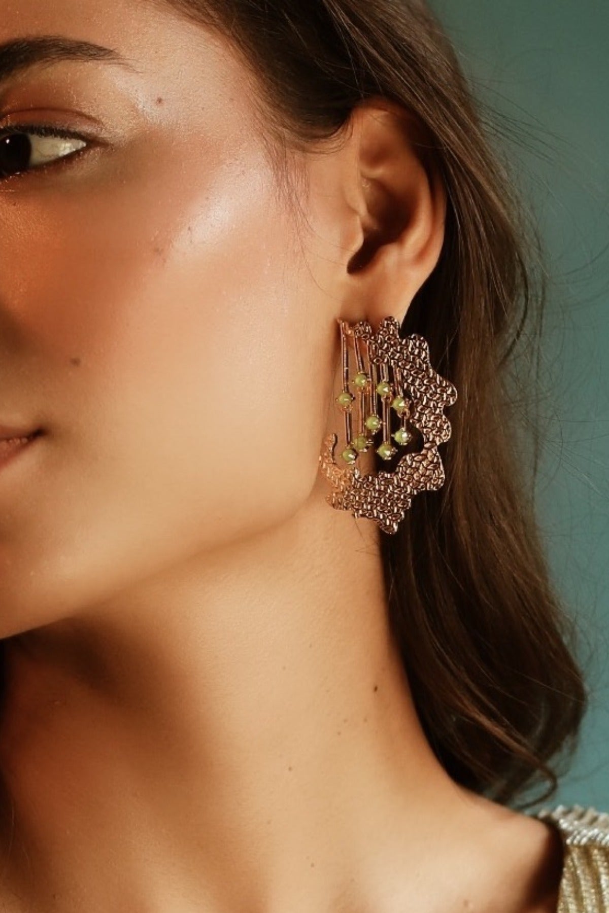 Buy Swarovski Round Danglers For Women Online at ScrollnShops